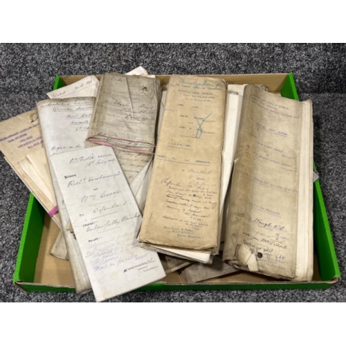 337 - Deeds and court of justice papers dating from 1880-1900s