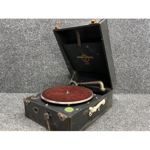 349 - Vintage Columbia No 109 portable table top gramophone player