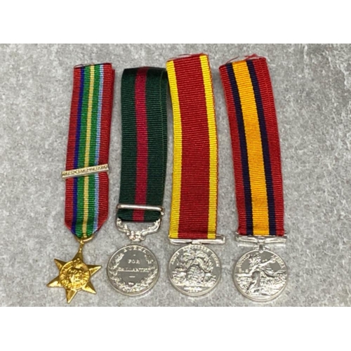 572 - Four campaign medals with original ribbons