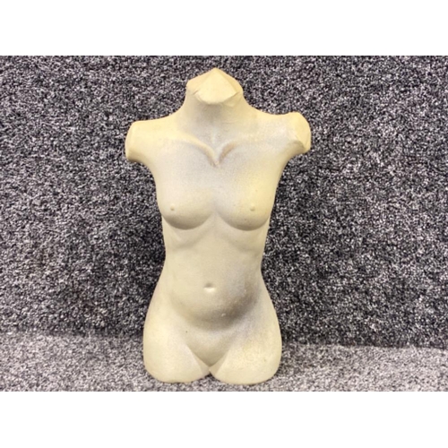 254 - Hand made pottery bust sculpture, H31cm x W18cm