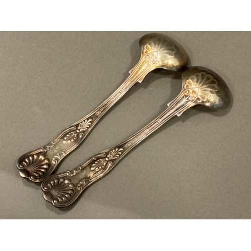 26 - Pair of vintage “Mappin & Webb silver spoons, 42.5G