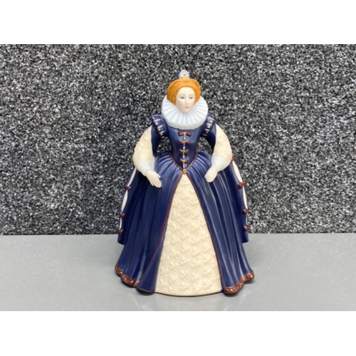 22 - Limited edition hand painted Franklin Elizabeth the first figure