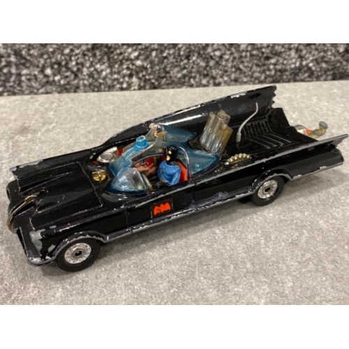 31 - Corgi Batmobile die cast model car with Batman & Robin figures