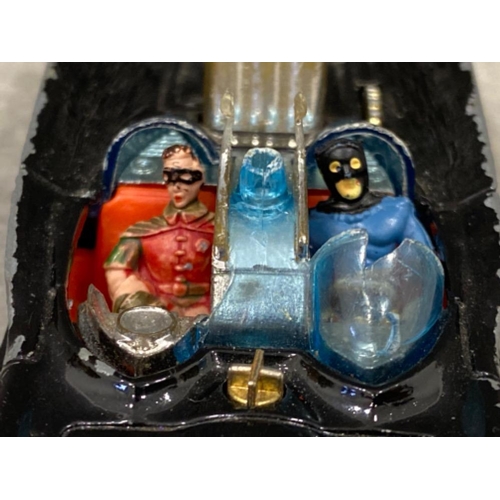 31 - Corgi Batmobile die cast model car with Batman & Robin figures