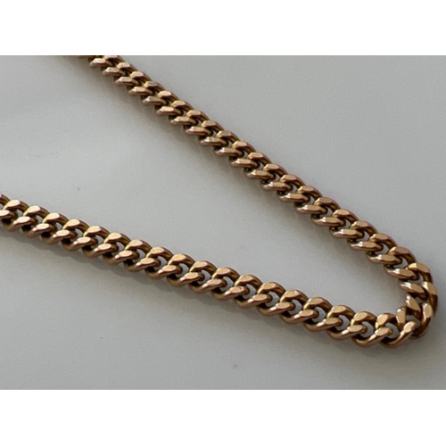 170 - 9ct gold diamond cut chain. 18” 7.2g - This will be available for collection from 27th August as cur... 