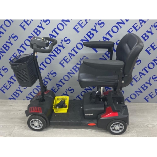 2 - Scout drive electric mobility scooter “shop assist” in good working condition with key, charger & in... 