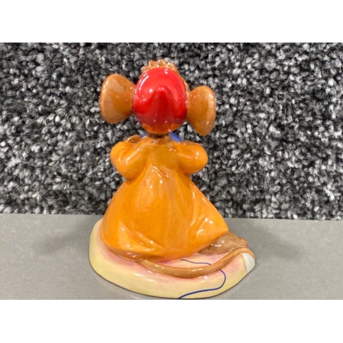 225 - Royal Doulton Walt Disney showcase collection figure of Jaq (mouse) from Cinderella, with original b... 