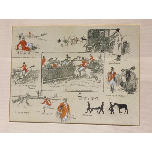 281 - Set of 4 Snaffles hunting prints