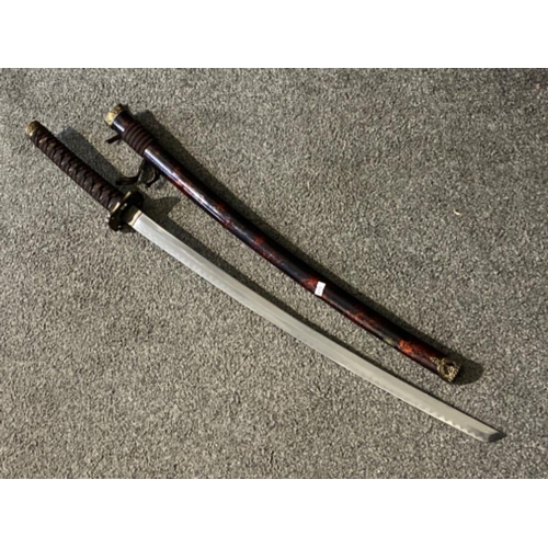 30 - Ornamental Japanese katana (samurai sword) with Saya