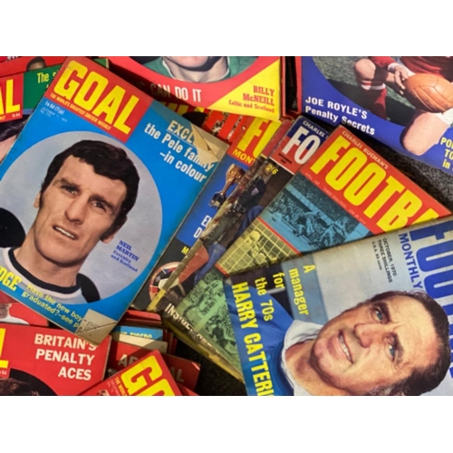 325 - Large quantity of 1960s/70s Goal & Football magazines (sample shown)