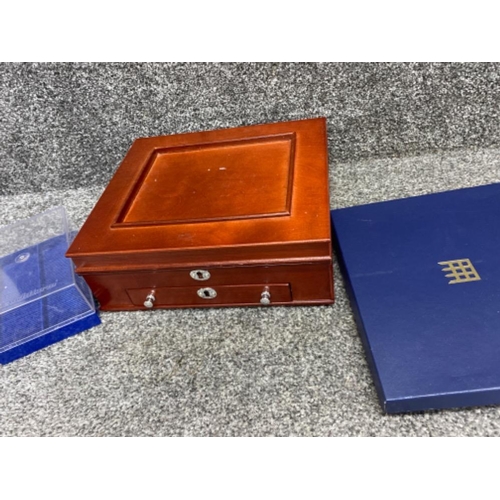 34 - 3 collectors coin boxes