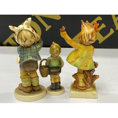 354 - 3 West German Hummel figures by Goebel