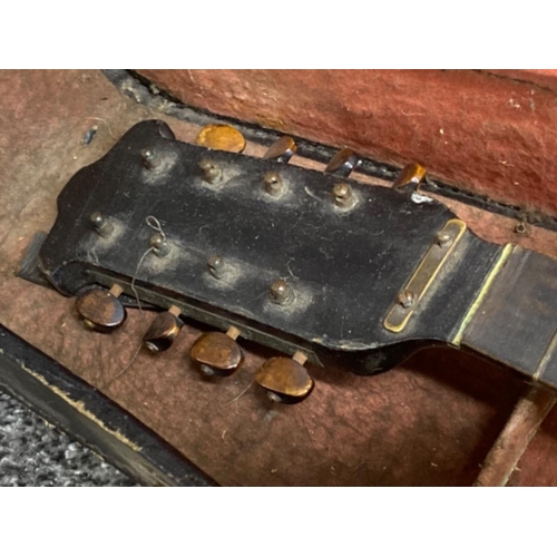 36 - Old Mandolin in original case (needs re-stringed)