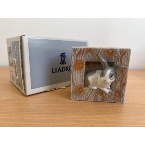 61 - Lladro 8072 “Bunny natural frames” in good condition and original box