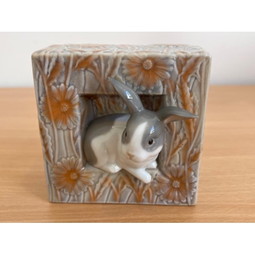 61 - Lladro 8072 “Bunny natural frames” in good condition and original box