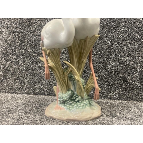 97 - Lladro 6641 The Flamingos in good condition with original box