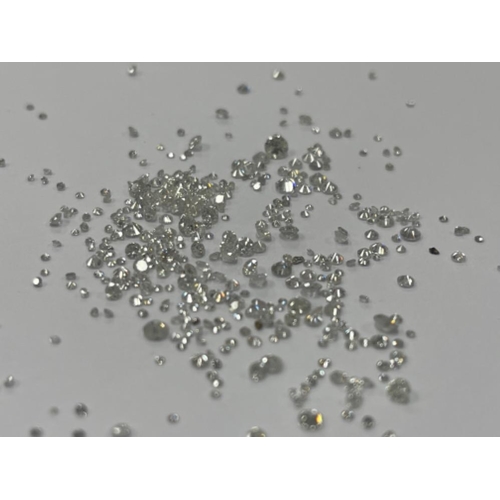 10 - 6.91cts Natural Round Brilliant White Diamonds various sizes - Unsorted, Ungraded, Uncertified - All... 