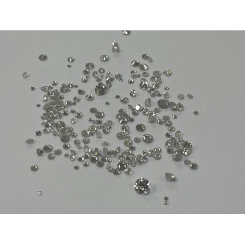 11 - 7.92cts Natural Round Brilliant White Diamonds various sizes - Unsorted, Ungraded, Uncertified - All... 