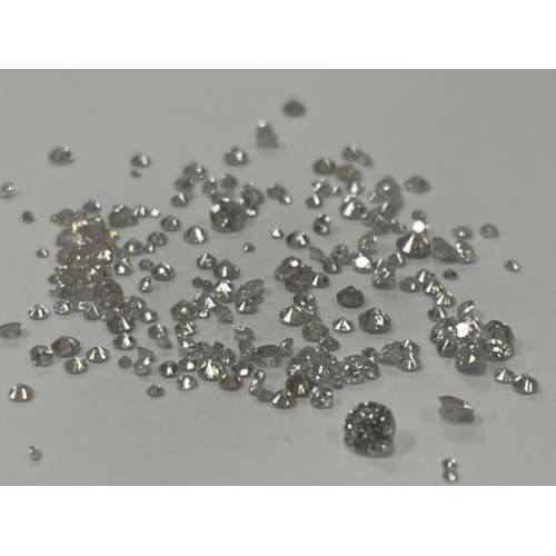 11 - 7.92cts Natural Round Brilliant White Diamonds various sizes - Unsorted, Ungraded, Uncertified - All... 