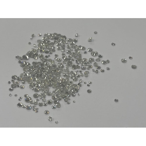 19 - 12.03cts Natural Round Brilliant White Diamonds various sizes - Unsorted, Ungraded, Uncertified - Al... 