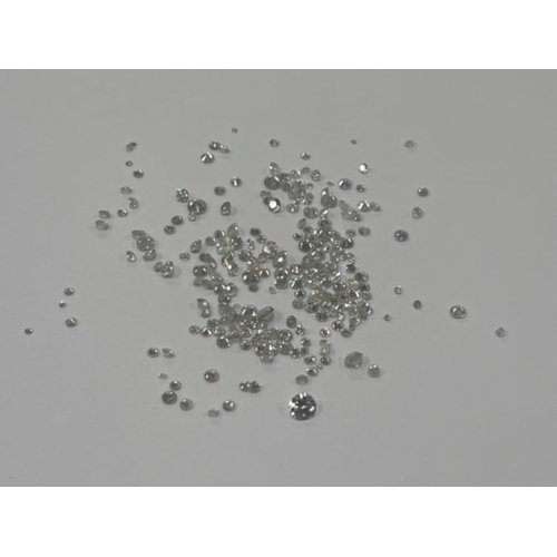 8 - 8.52cts Natural Round Brilliant White Diamonds various sizes - Unsorted, Ungraded, Uncertified - All... 