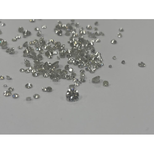 8 - 8.52cts Natural Round Brilliant White Diamonds various sizes - Unsorted, Ungraded, Uncertified - All... 