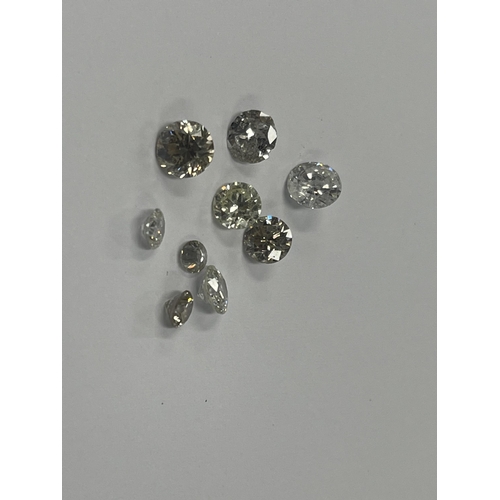 32 - 4.13cts Natural Diamonds - Ranging from 0.85ct to 0.15ct