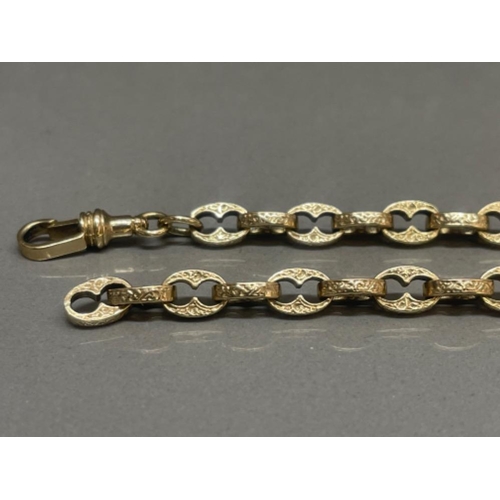 53 - A stunning 9ct gold fancy link bracelet 23.5grams in weight and 20cm in length