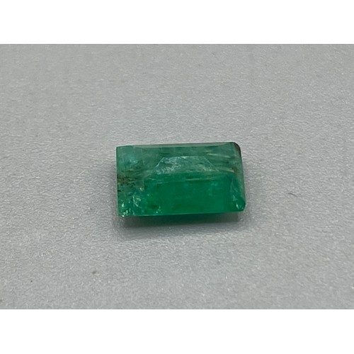 56 - Natural emerald 7.5mm x 5.8mm x 2.5mm, 1.44ct