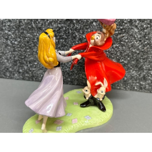 174 - Limited edition (93 of 1500) Royal Doulton Sleeping Beauty woodland waltz ornament, part of the Disn... 