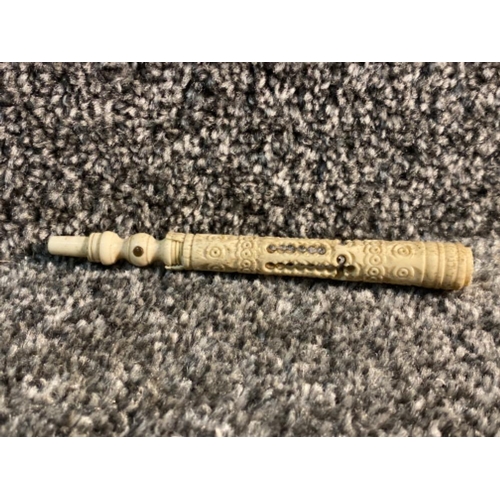 181 - Vintage and antique bone stanhope dab pen