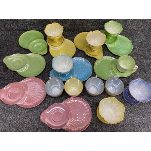 190 - 20 pieces of Maling lustre ware - including Sundae’s, cups & saucers