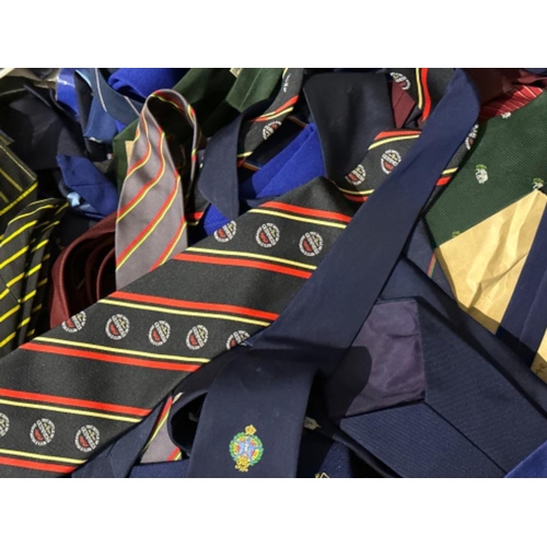 207 - Large quantity of miscellaneous Gents ties - novelty, football, lodge Union, Guinness etc, some with... 