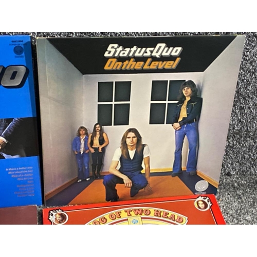 228 - Lot of various Status Quo LP records to include If you can stand the heat and Blue for you