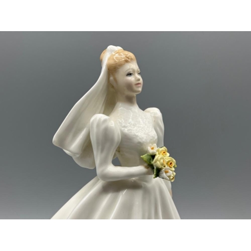 258 - Royal Doulton HN 3284 Bride (white)figurine, in good condition