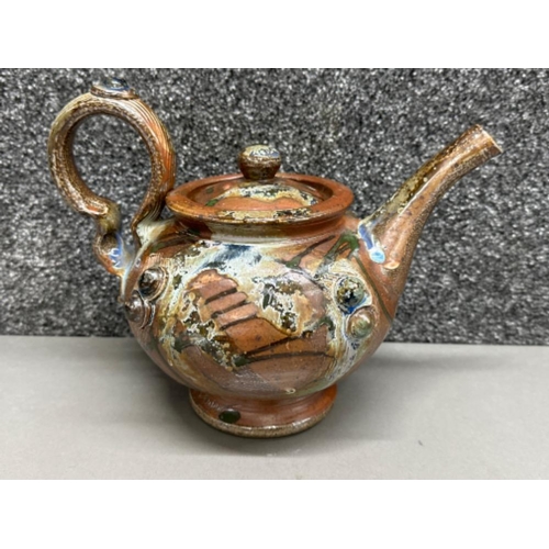 26 - 1970’s studio pottery teapot by Richard Dewar