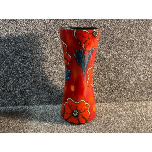 31 - Large contemporary Poole pottery vase Poppy Field height 34cm with original box