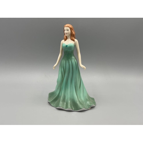 320 - Royal Doulton The gemstone collection May Emerald, in good condition