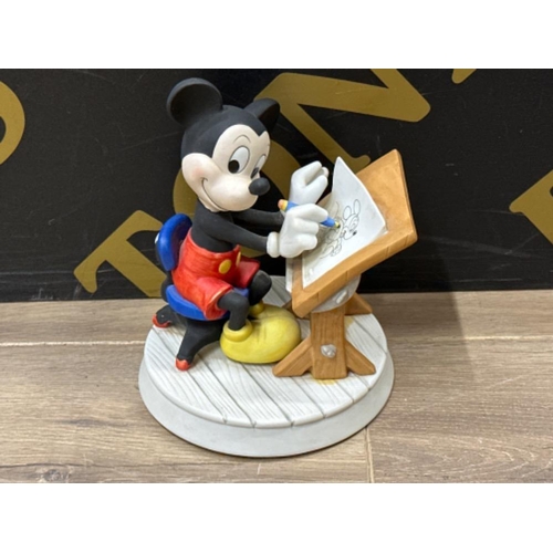 373 - Walt Disney Mickey Mouse “artist painting” ornament