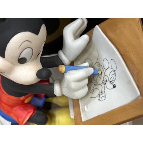 373 - Walt Disney Mickey Mouse “artist painting” ornament