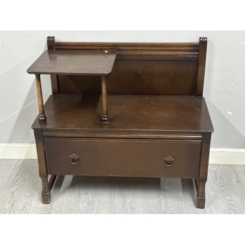 376 - Vintage Mahogany telephone table