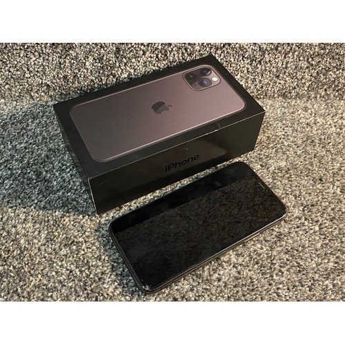 6 - Apple iPhone 11 pro space grey unlocked and in working condition includes headphone and charger with... 