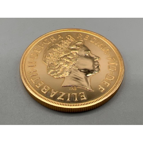 10 - 2005 gold £5 uncirculated coin