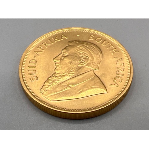 9 - 1974 gold krugerrand coin