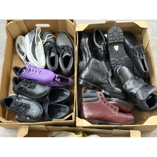 39 - 3 boxes containing trainers, boots etc