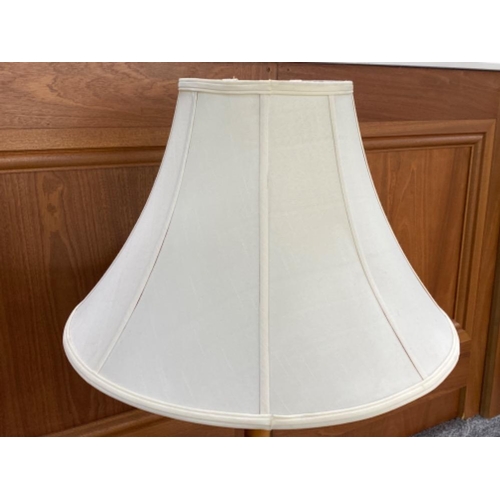 325 - 1970s Danish teak standard lamp & shade