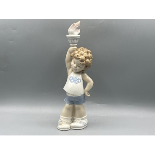 124 - Lladro figure 4968 Olympic Puppet, good condition, height 25cm