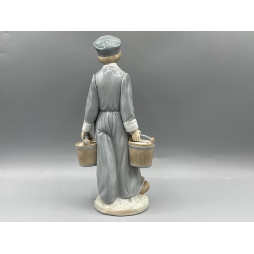 167 - Lladro figure 4811 Dutch Boy with Pails, good condition, height 22.5cm