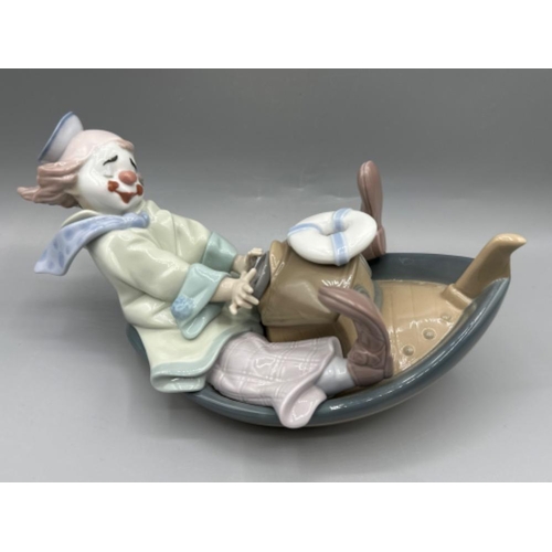 172 - Lladro “Privilege” figure 8137 Circus Waves, good condition, H12 X W24cm, with original box