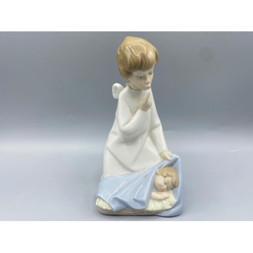 178 - Lladro figure 4635 Angel With Child in good condition - height 18cm